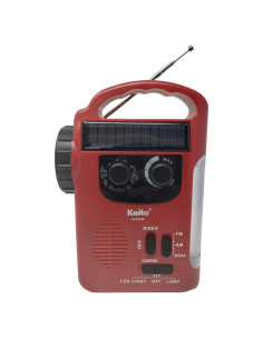 Linterna de Radio de Emergencia Kaito KA339W Solar Manivela