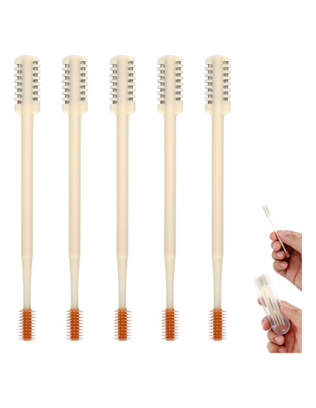 5 Cortadores Nasales 2-en-1 NQEUEPN, Acero Inoxidable, Portátil