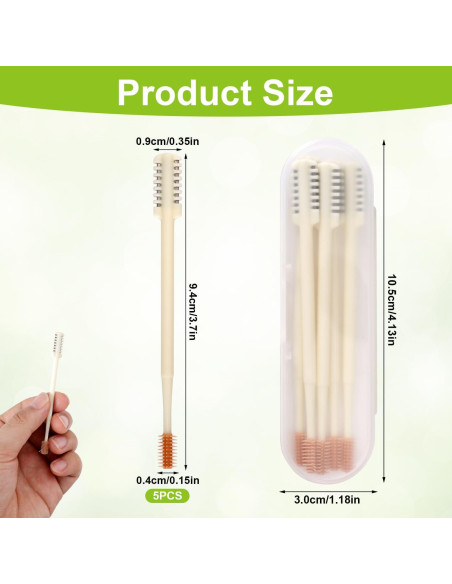 5 Cortadores Nasales 2-en-1 NQEUEPN, Acero Inoxidable, Portátil