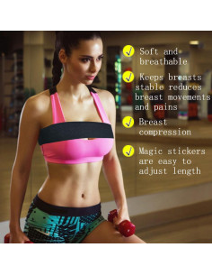 Banda de Soporte para Senos NC AMABAZR Ajustable Postquirúrgica 2