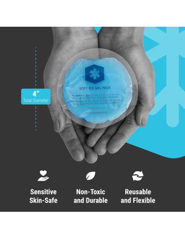 Paquete de Hielo Instantáneo ICEWRAPS 10x18cm para Lesiones