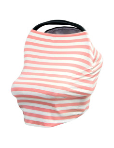 Cubierta Estirable para Asiento de Auto JLIKA - Rayas Durazno
