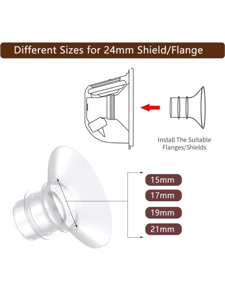Kit de Insertos de Brida 15/17/19/21mm HRANIO - 8 Piezas