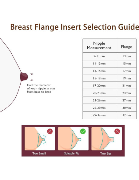 Kit de Insertos de Brida 15/17/19/21mm HRANIO - 8 Piezas