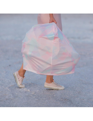 Cubierta de Lactancia NatureBond Rosa Amanecer - Transpirable y Multifuncional