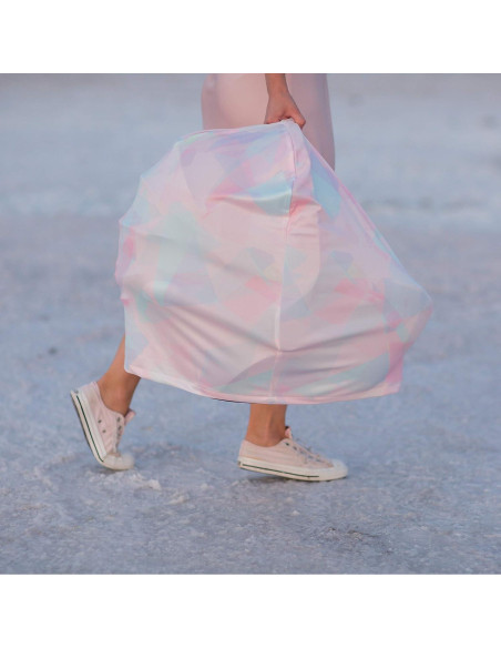 Cubierta de Lactancia NatureBond Rosa Amanecer - Transpirable y Multifuncional