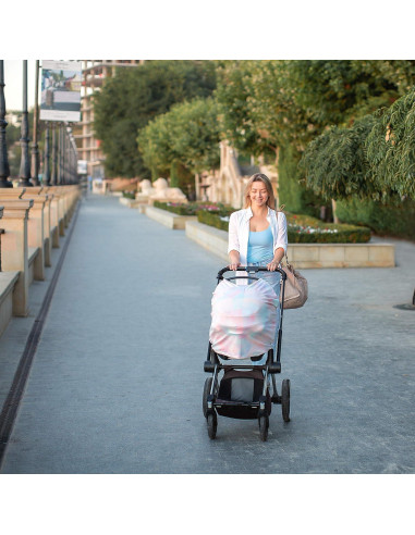 Cubierta de Lactancia NatureBond Rosa Amanecer - Transpirable y Multifuncional