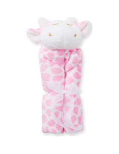 Manta Jirafa Rosa Angel Dear - Suave y Lavable a Máquina 2