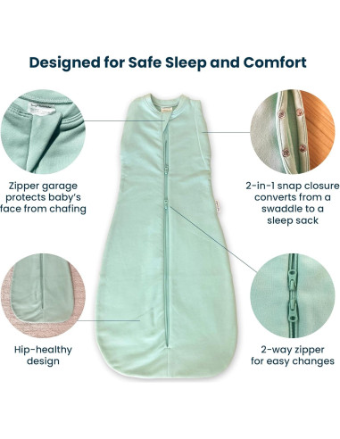Saco de Sueño Tiny Twinkle Bebés 3-6 Meses 1.0 TOG Algodón