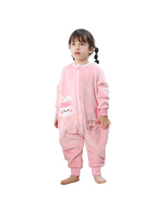 Saco de Dormir HAHASHOW para Bebés 9-18 Meses Rosa Unisex