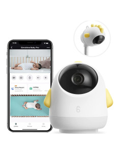 Monitor de Bebé Inteligente Simshine Baby Pro 2K con IA