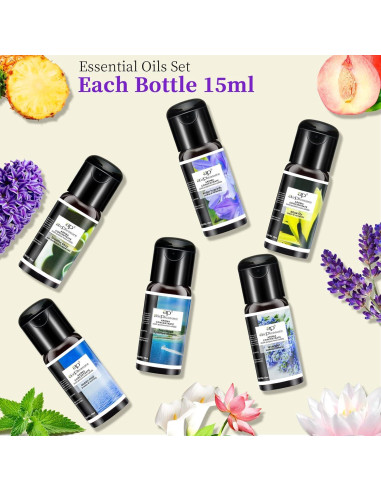 Set de Aceites Esenciales Reborn ap airpleasure - 6x15ml Aromaterapia