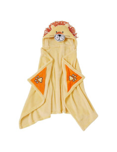Toalla de Baño con Capucha de León Altatac 127x64 cm Amarillo