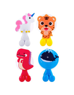Soporte para Cepillos de Dientes Farber Baby - 4 Pack Animales