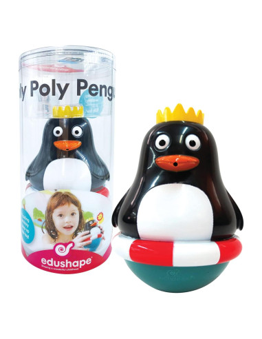 Juguete de Baño Edushape Pingüino Roly Poly - 0 a 3 Años
