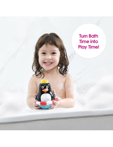 Juguete de Baño Edushape Pingüino Roly Poly - 0 a 3 Años
