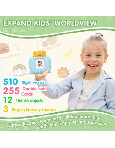 Tarjetas Flash Hablantes Whongkidz 510 Palabras para Niños 2