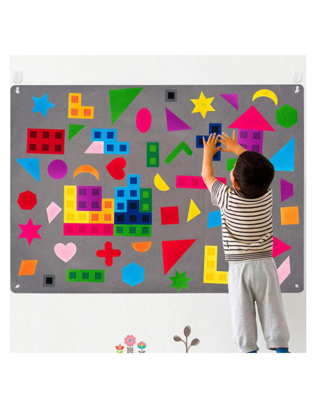 Conjunto de Formas de Fieltro WATINC 59 Piezas 1.07m