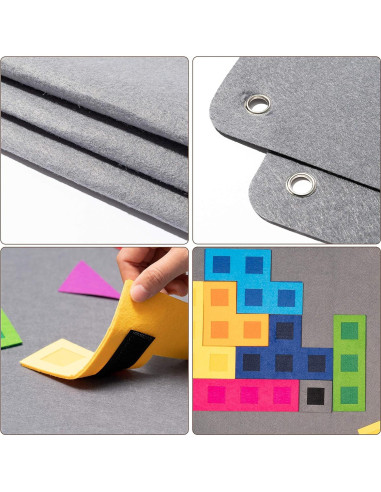 Conjunto de Formas de Fieltro WATINC 59 Piezas 1.07m