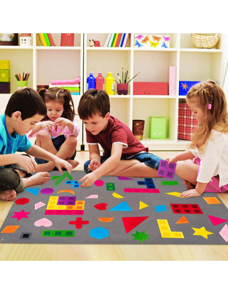 Conjunto de Formas de Fieltro WATINC 59 Piezas 1.07m