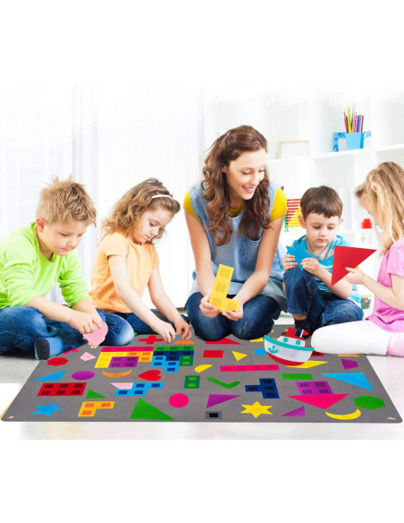 Conjunto de Formas de Fieltro WATINC 59 Piezas 1.07m