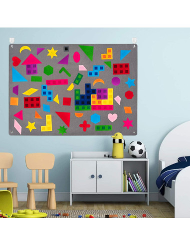 Conjunto de Formas de Fieltro WATINC 59 Piezas 1.07m