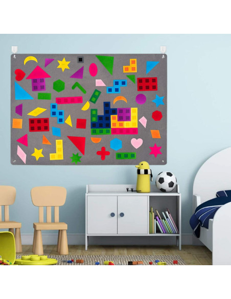 Conjunto de Formas de Fieltro WATINC 59 Piezas 1.07m