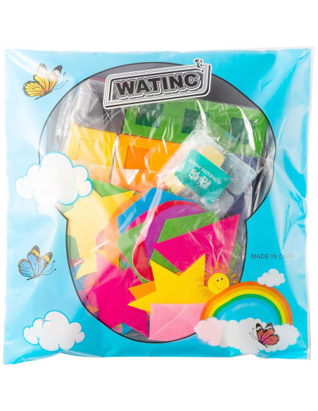 Conjunto de Formas de Fieltro WATINC 59 Piezas 1.07m