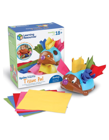 Spike el Erizo de Motricidad Fina - Recursos de Aprendizaje, 11 Piezas, 18 Meses+