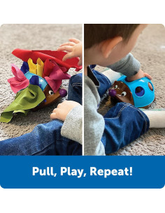 Spike el Erizo de Motricidad Fina - Recursos de Aprendizaje, 11 Piezas, 18 Meses+ 2