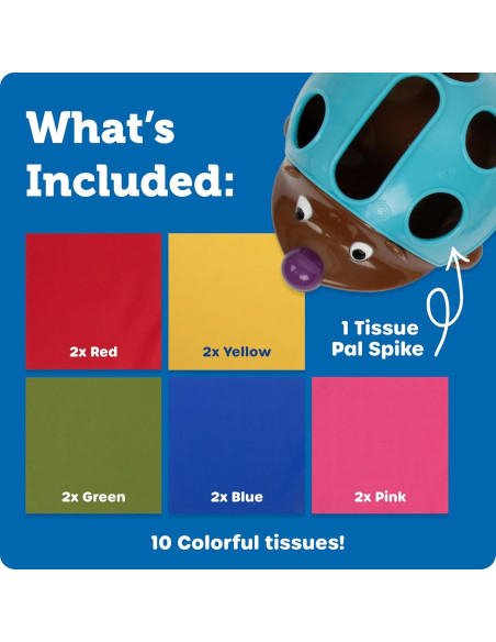 Spike el Erizo de Motricidad Fina - Recursos de Aprendizaje, 11 Piezas, 18 Meses+