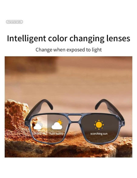 Gafas Inteligentes Bluetooth Piluyaa YJ-GS-10 con Audio Estéreo Gafas Inteligentes Bluetooth Piluyaa YJ-GS-10 con Audio Estéreo