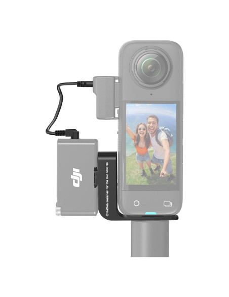 Soporte de Micrófono CYNOVA para Insta360 X4/X3 con Cable 3.5mm