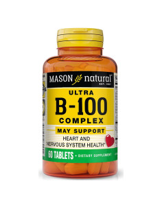 Mason Natural Ultra B-100 Complejo Vitaminas B 100 Tabletas