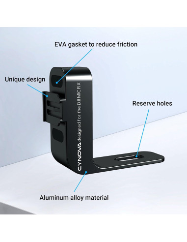 Soporte de Micrófono CYNOVA para Insta360 X4/X3 con Cable 3.5mm