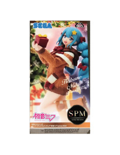 Estatua Hatsune Miku Invierno 2022 Sega 24.9 cm Coleccionable