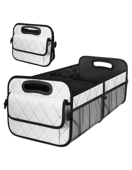 Organizador de Maletero de Coche NYTKL Blanco Impermeable