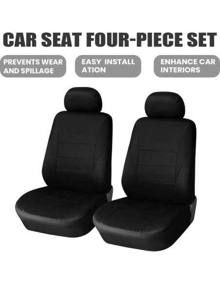 4 Fundas de Asiento de Coche Osilly Antideslizantes Impermeables