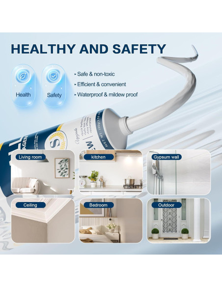 Kit de Reparación de Drywall DDTEAN - 2 Paquetes Masilla 199.58g