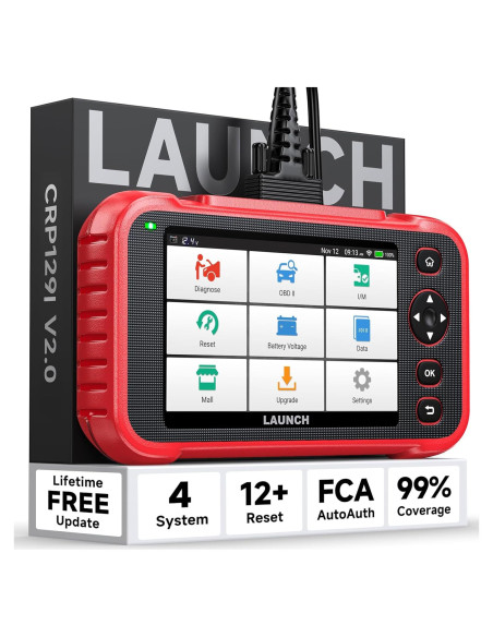 Escáner OBD2 LAUNCH CRP129I V2.0 con ABS y SRS