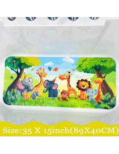 Alfombra de Baño Antideslizante AZONEIN Animales de la Selva 2