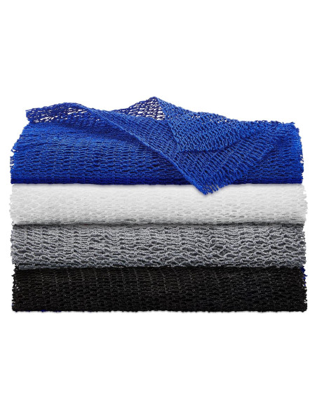 4 Esponjas de Red Exfoliante Boao para Baño - Nylon Grande