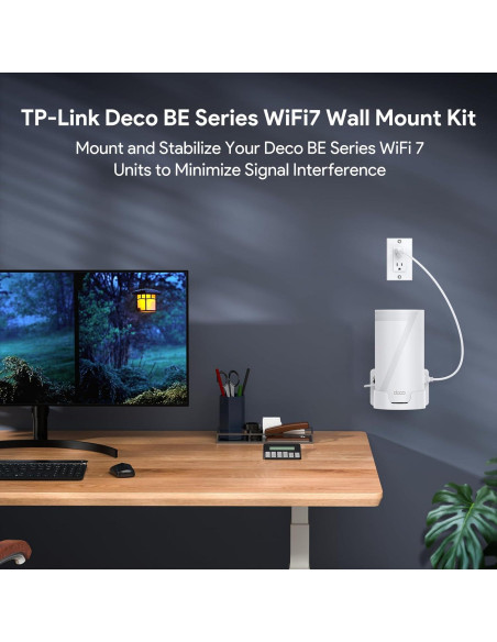 Soporte de Montaje en Pared WiFi 7 Deco XLTTYWL - Blanco