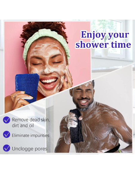 4 Esponjas de Red Exfoliante Boao para Baño - Nylon Grande