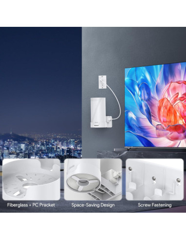 Soporte de Montaje en Pared WiFi 7 Deco XLTTYWL - Blanco