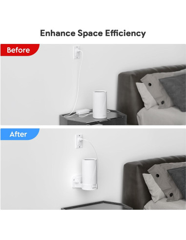 Soporte de Montaje en Pared WiFi 7 Deco XLTTYWL - Blanco