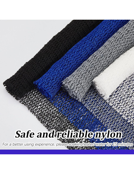 4 Esponjas de Red Exfoliante Boao para Baño - Nylon Grande