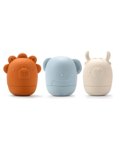 Juguetes de Baño de Silicona Loulou Lollipop Multicolor