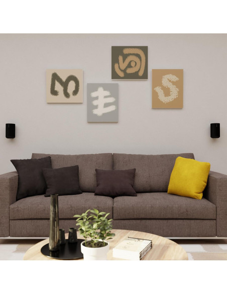 Soportes de pared fijos Sanus para altavoces Sonos Era 100 - Negro