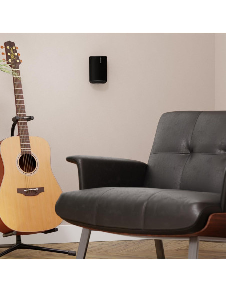 Soportes de pared fijos Sanus para altavoces Sonos Era 100 - Negro